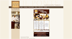 Desktop Screenshot of gastronomiailponte.com