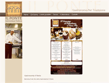 Tablet Screenshot of gastronomiailponte.com